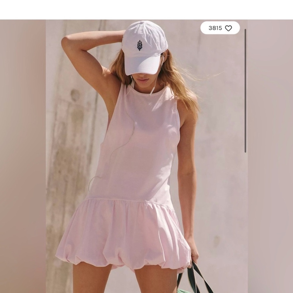 Free people hot shot bubble set - powder pink